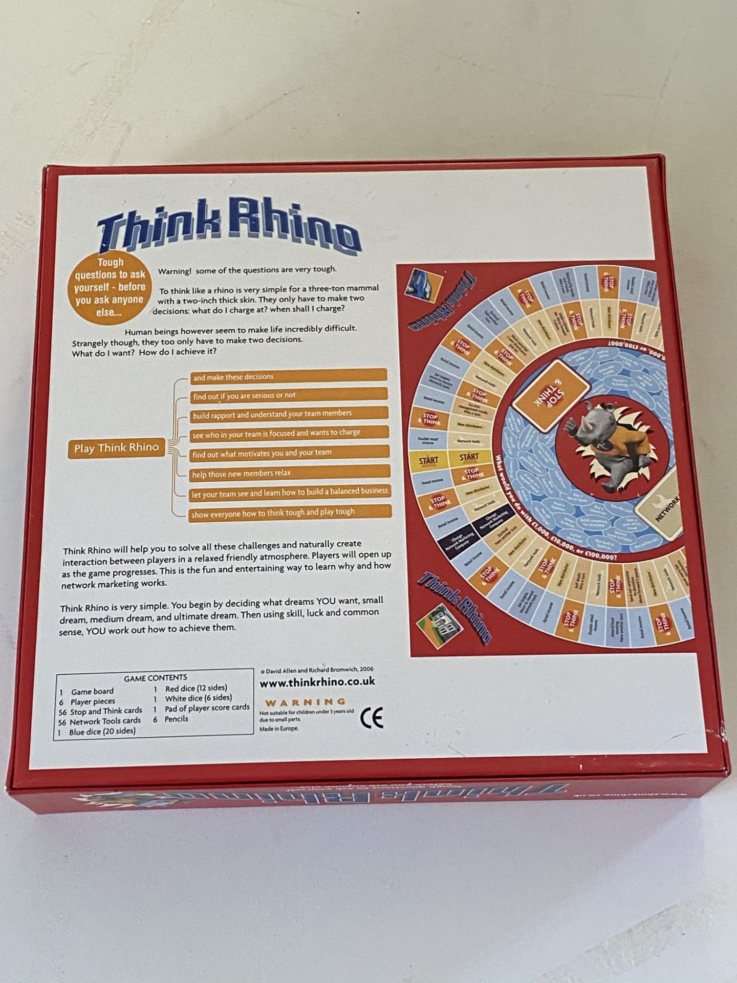 Brand new boxed think rhino board games 360 per pallet - Image 2 of 2