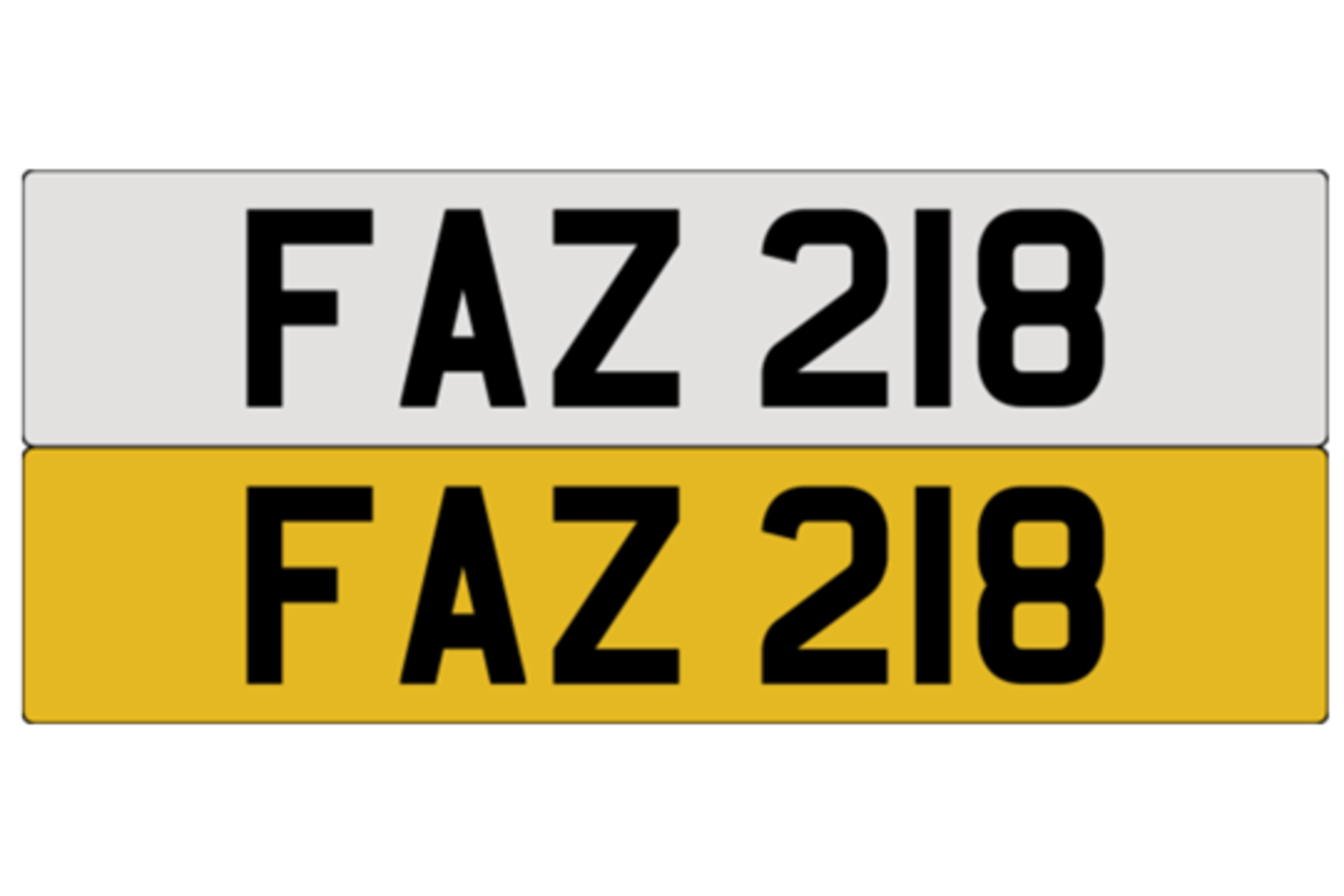 FAZ 218 DVLA retention, ready to transfer