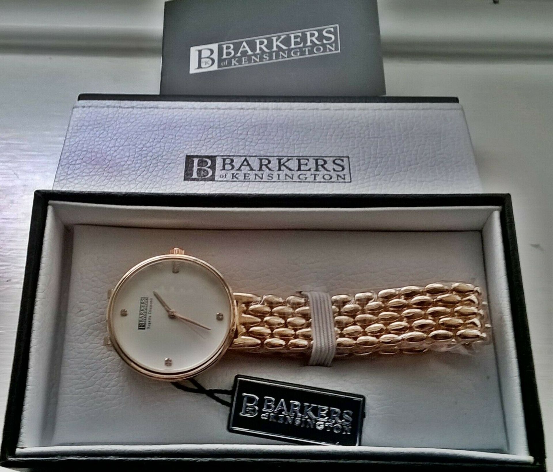 NO VAT Brand New Barkers of Kensington Ladies Regatta Diamond Set Watch RRP £315 - Image 5 of 6