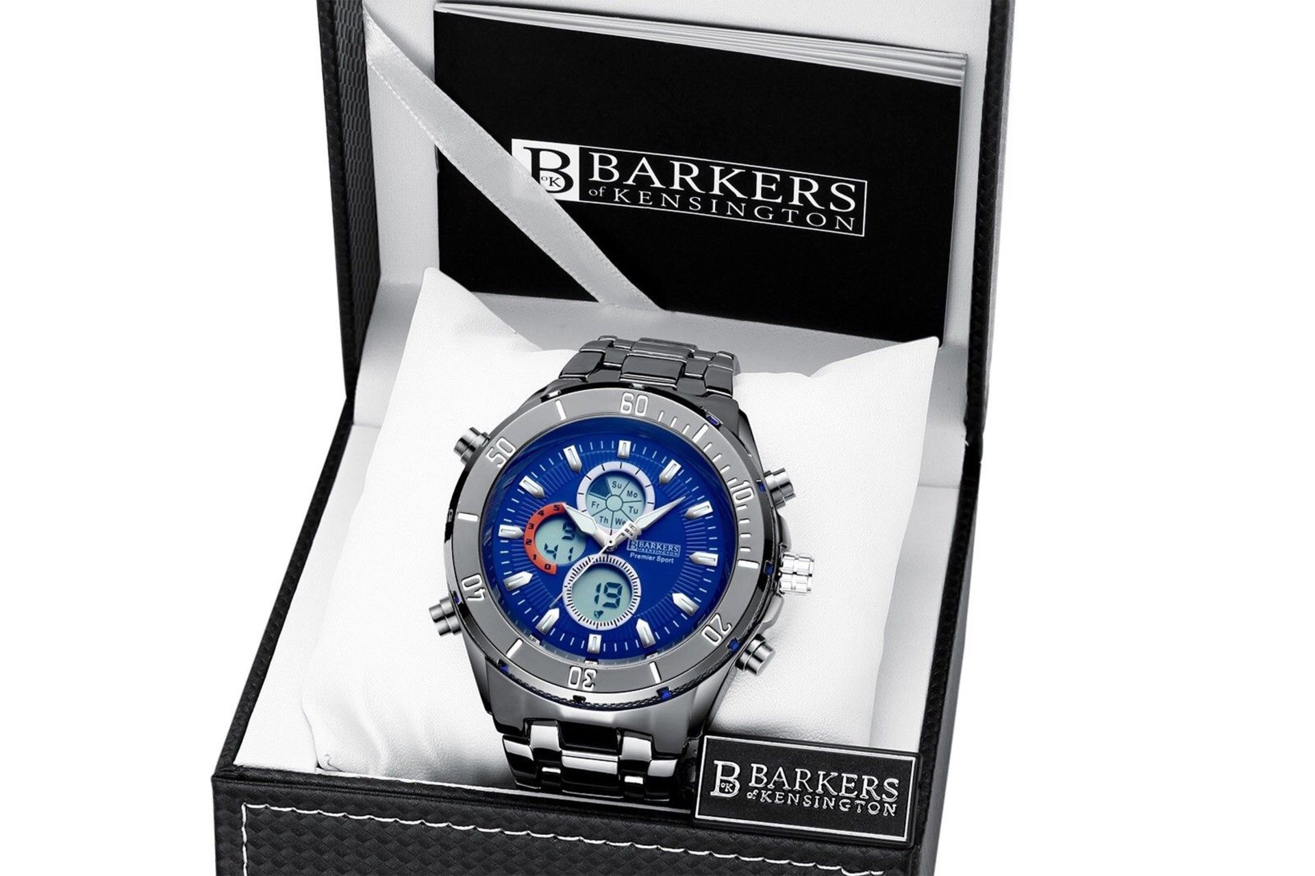 NO VATBarkers of Kensington Men’s Premier Sport Blue Brand New RRP £455 - Image 5 of 5