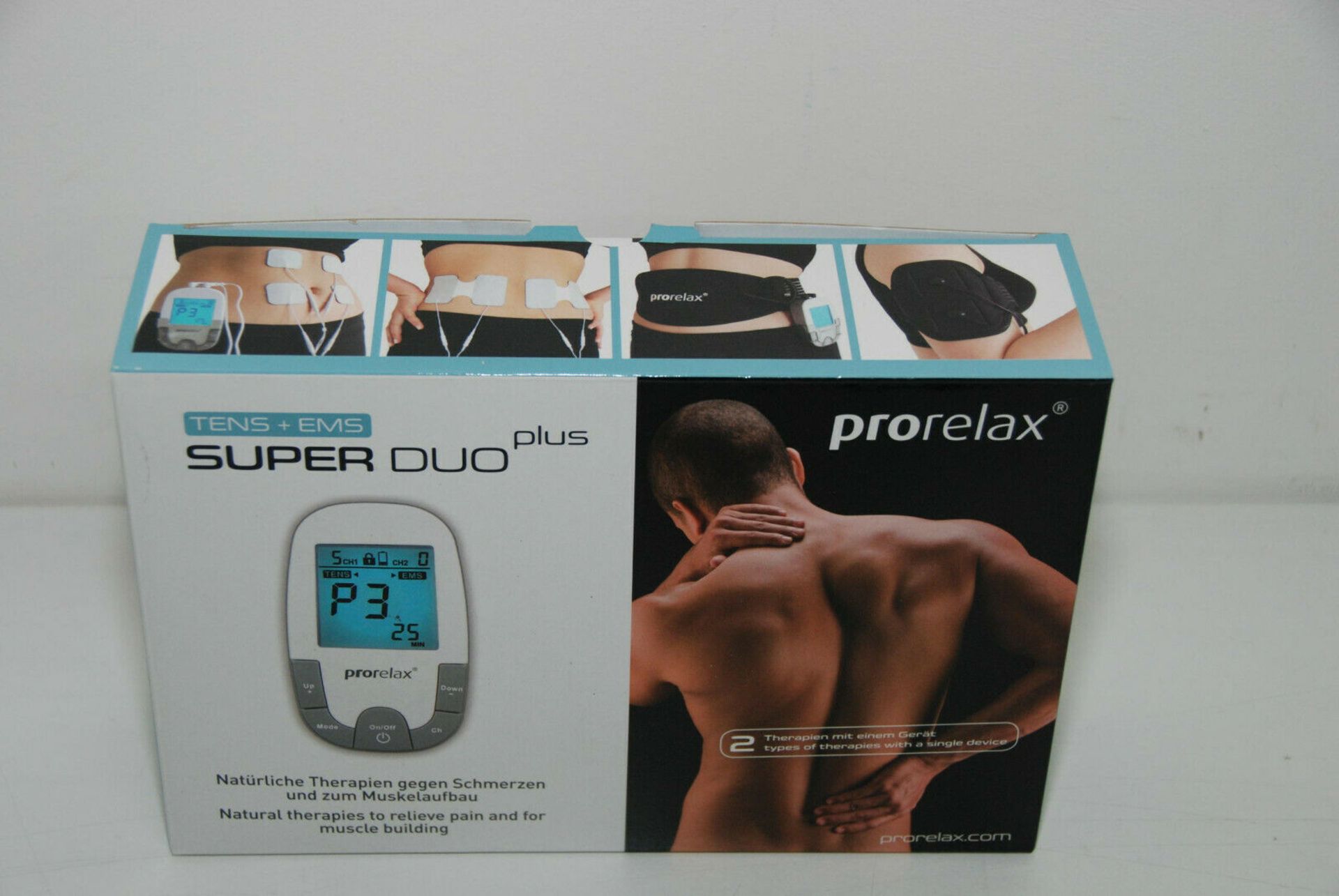 Prorelax EMS & TENS machine SUPER DUO Plus