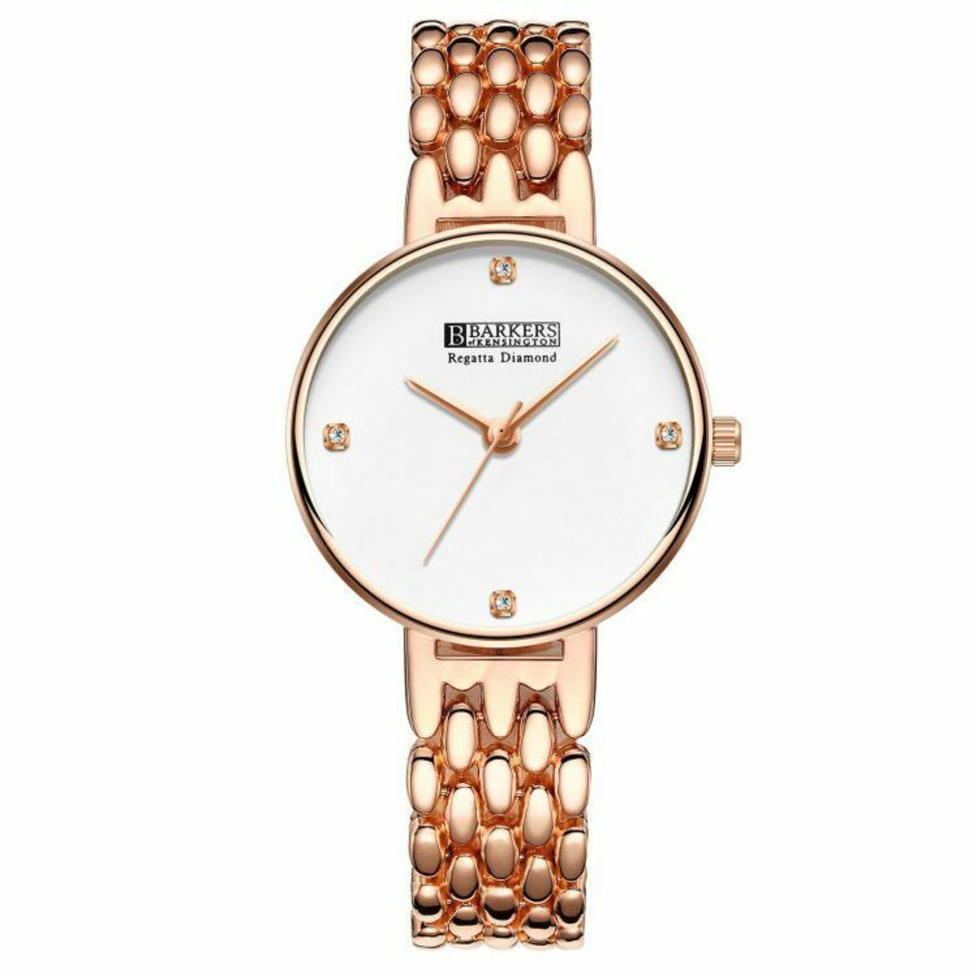 NO VAT Brand New Barkers of Kensington Ladies Regatta Diamond Set Watch RRP £315 - Image 3 of 4