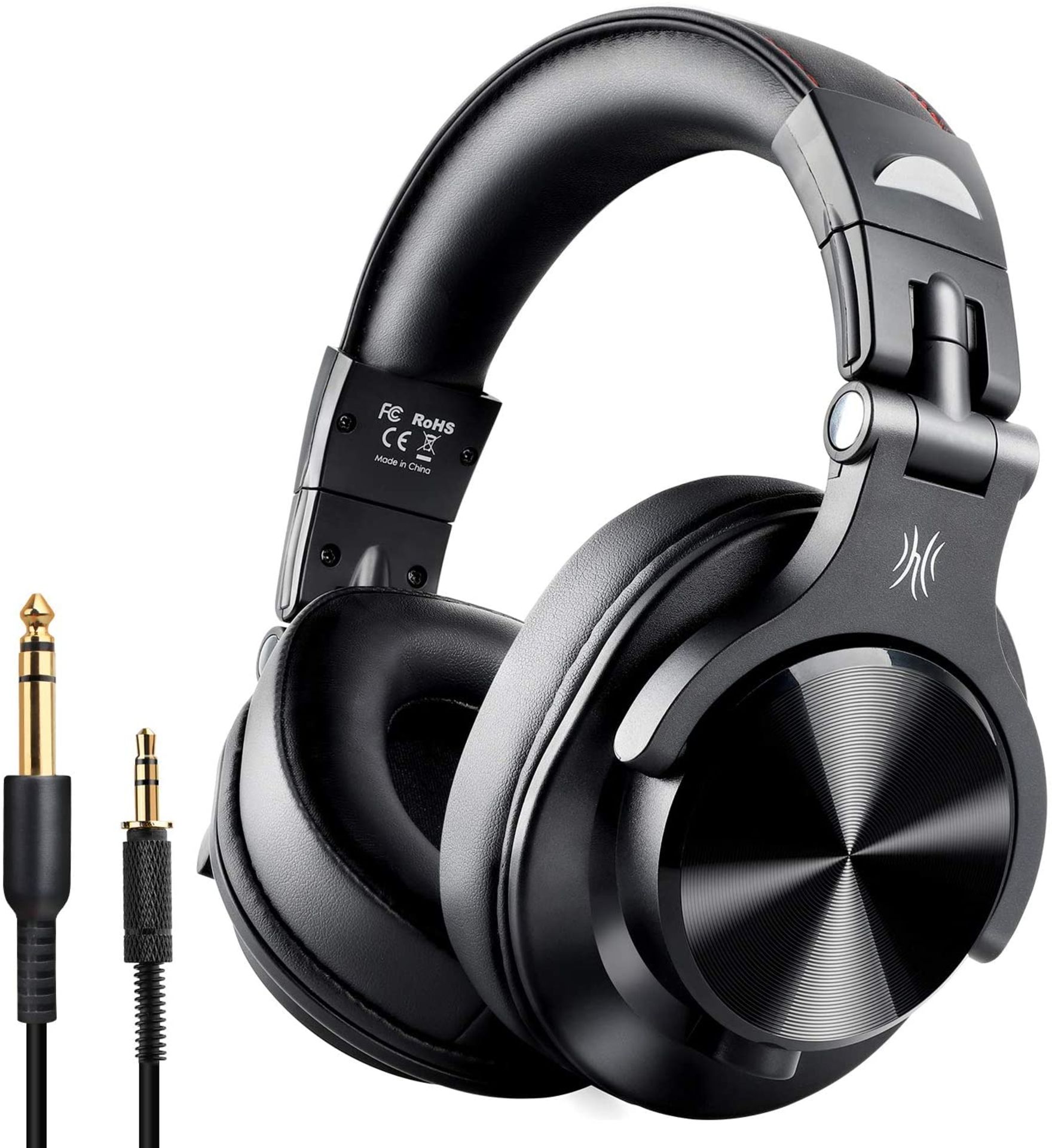 Boxed Brand New Pair One Audio Fusion A70 Black Wireless DJ Headphones RRP £45