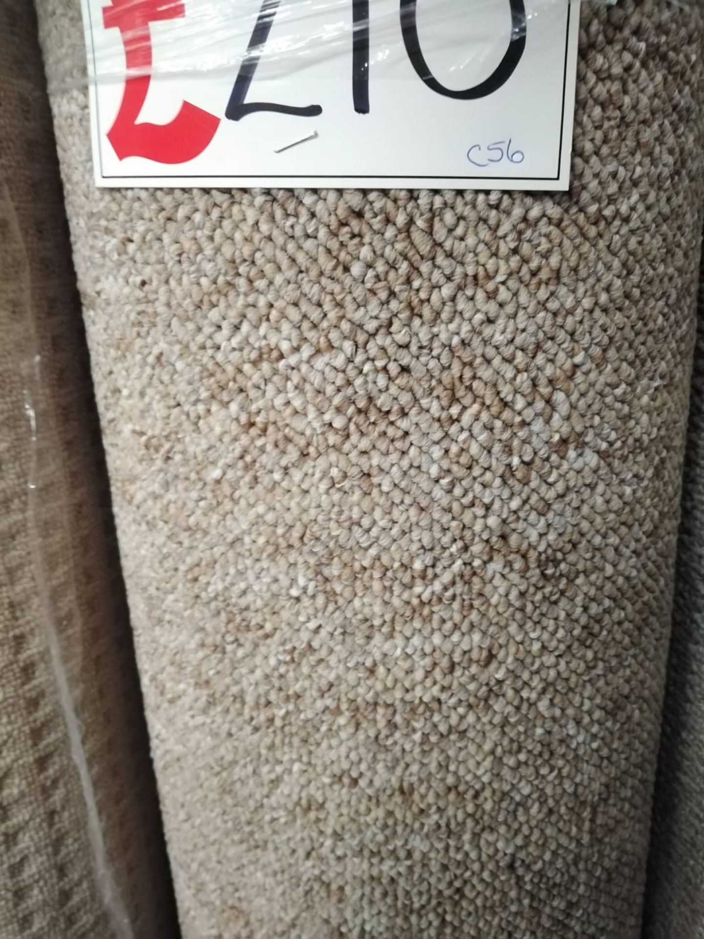 Freeland Berber 100% Polypropylene Carpet 13'9X13 (4.2X4M) - Image 2 of 2
