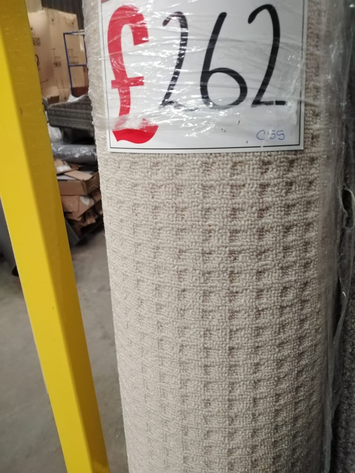 Ancona Ivory Polypropylene Carpet 13'3X13 (4.1X4M) - Image 2 of 2