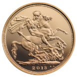 2013 gold Proof Sovereign
