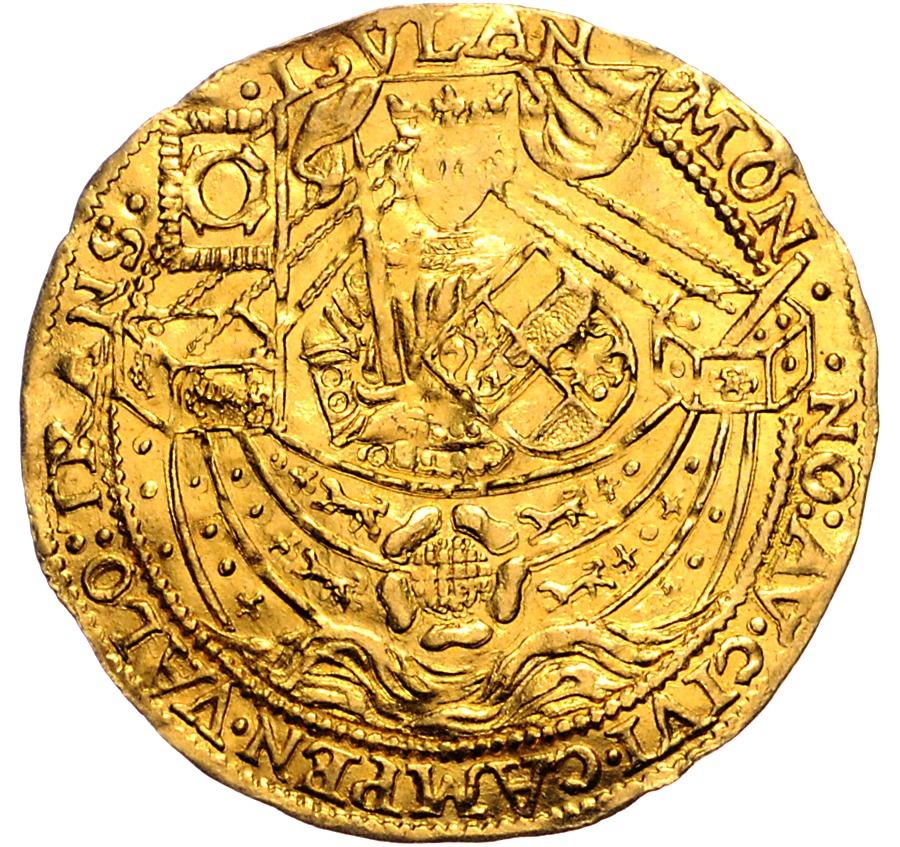 1590 - Rose Noble - Gold Coin - Image 2 of 3