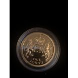 2013 Jersey 22ct Gold Proof £1 Coin