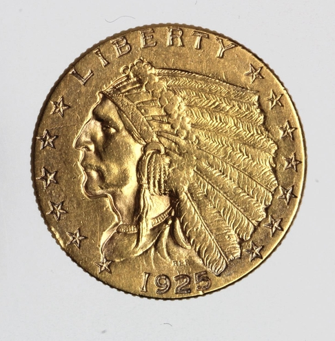 $2.5 Dollar quarter Eagle 1925 D - Very rare