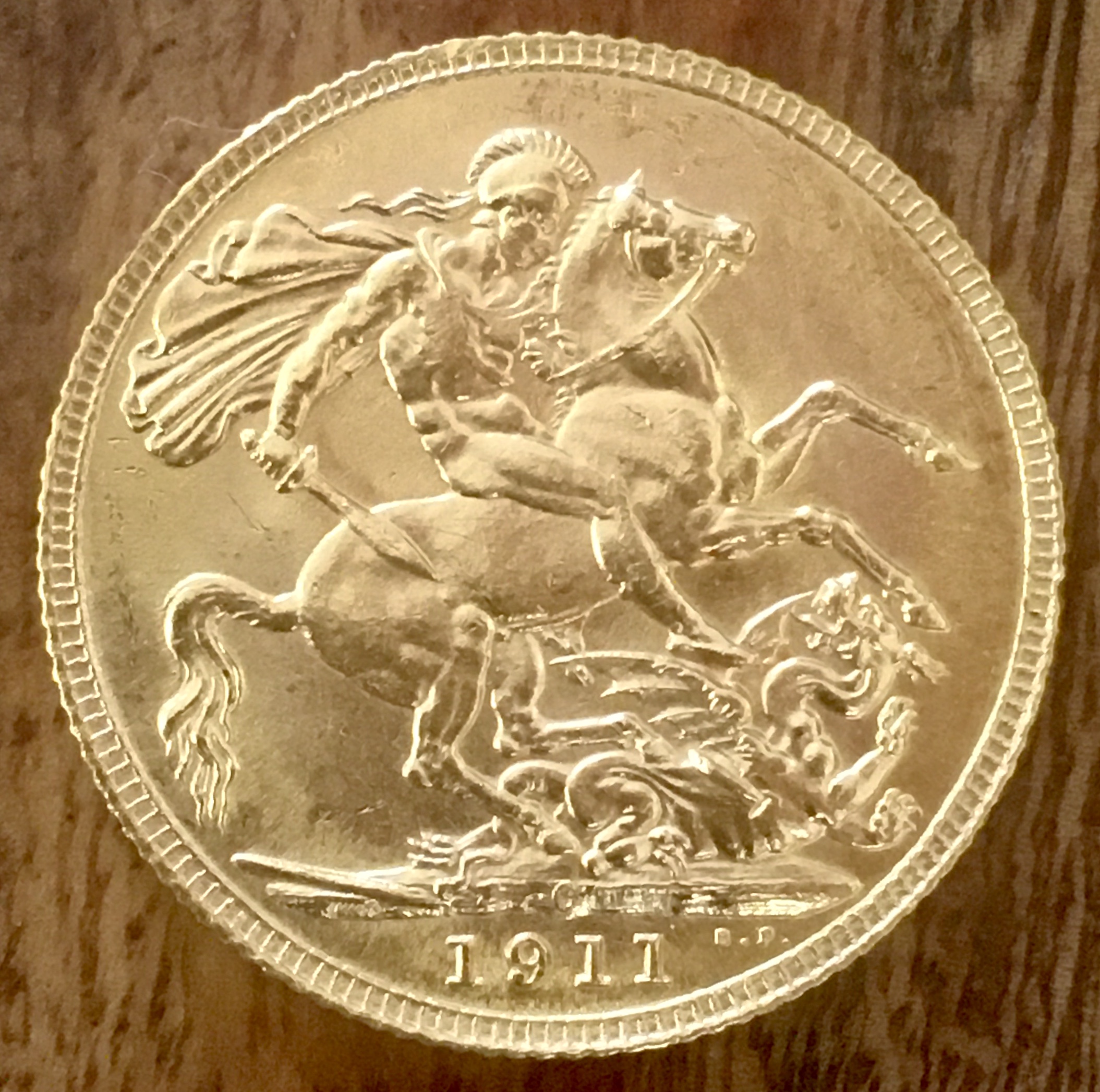 1911C Gold Sovereign, Ottawa Mint