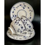 1997 Royal Worcester China tea for two, Primula Tea Cups & Saucers, boxed.