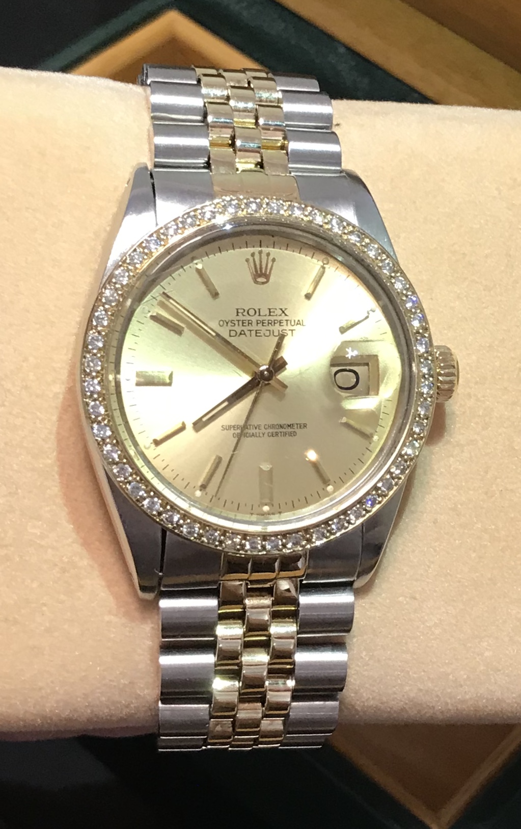 Gents Rolex Datejust 16013 18k Gold & Stainless Steel & Diamond - Image 2 of 8