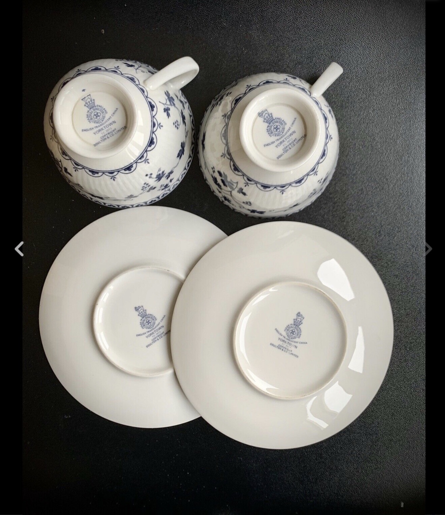 1997 Royal Worcester China tea for two, Primula Tea Cups & Saucers, boxed. - Image 3 of 5