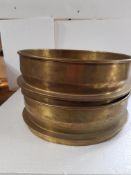 2 Brass Sieves