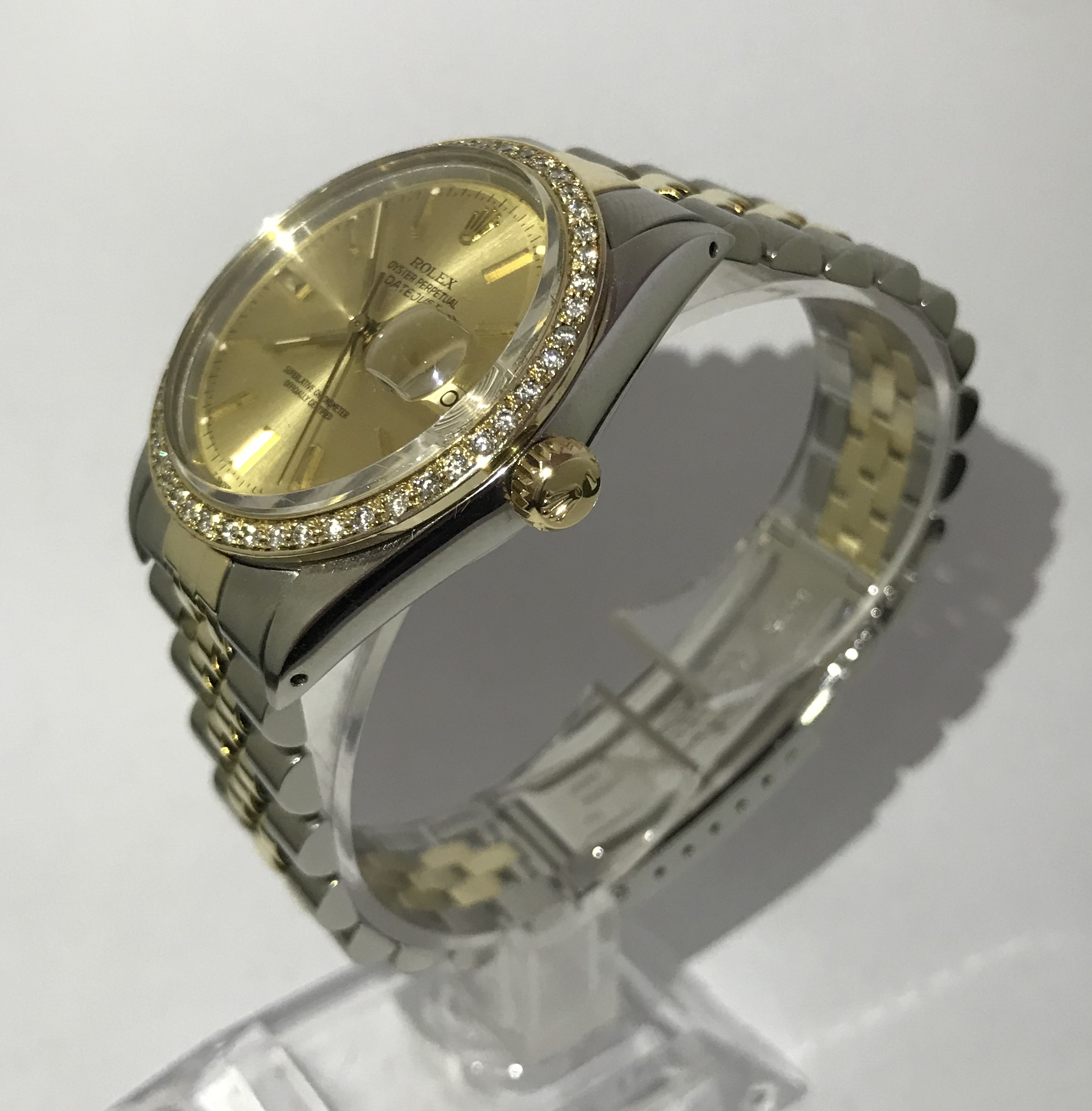 Gents Rolex Datejust 16013 18k Gold & Stainless Steel & Diamond - Image 4 of 8