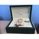 Mens Boxed Rolex Yacht-Master Mid-Size 18CT Yellow Gold 132.5GM