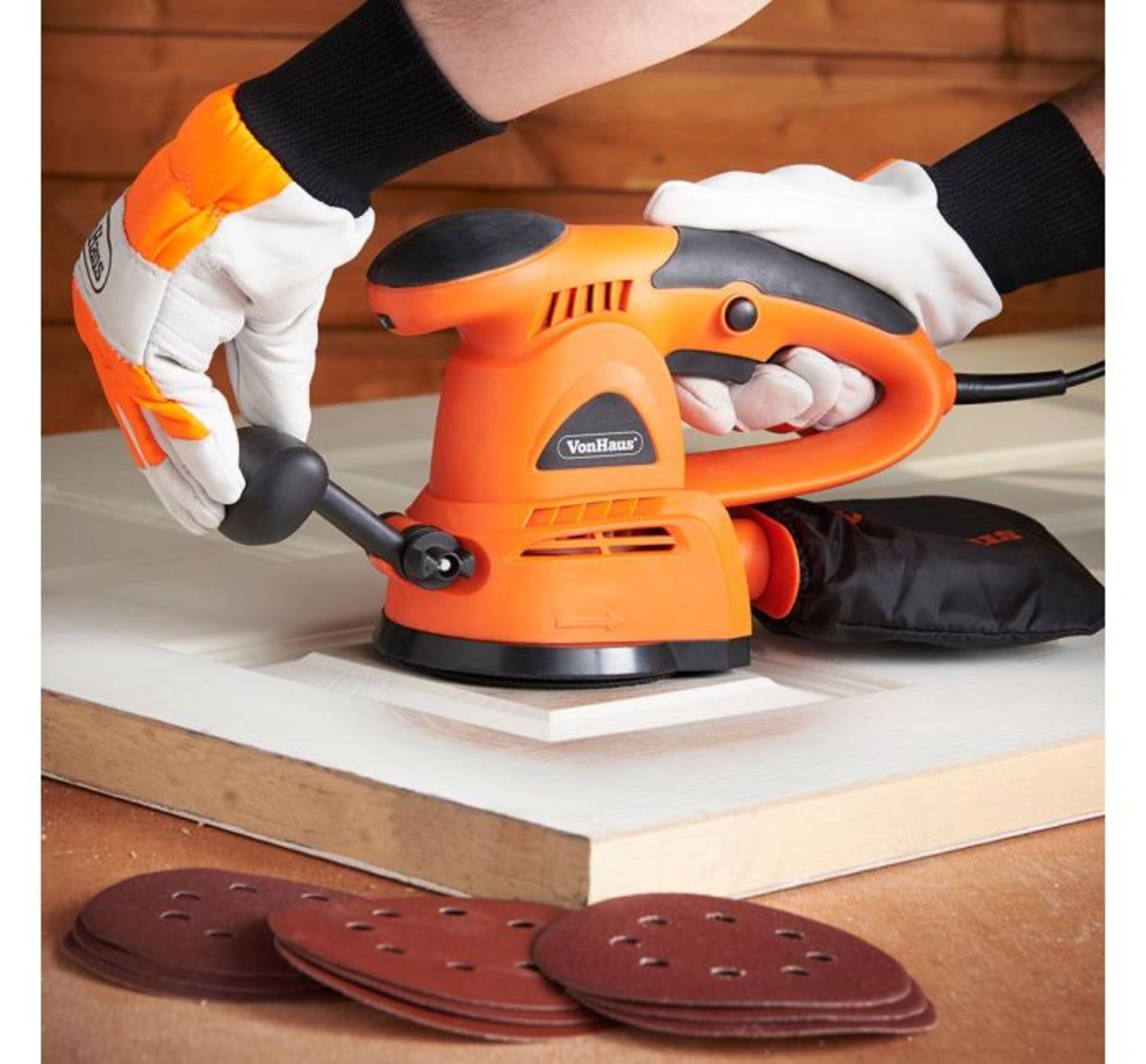 (LT23) Random Orbital Sander Powerful 430W motor with lock on switch and variable speed dial -... - Image 3 of 3