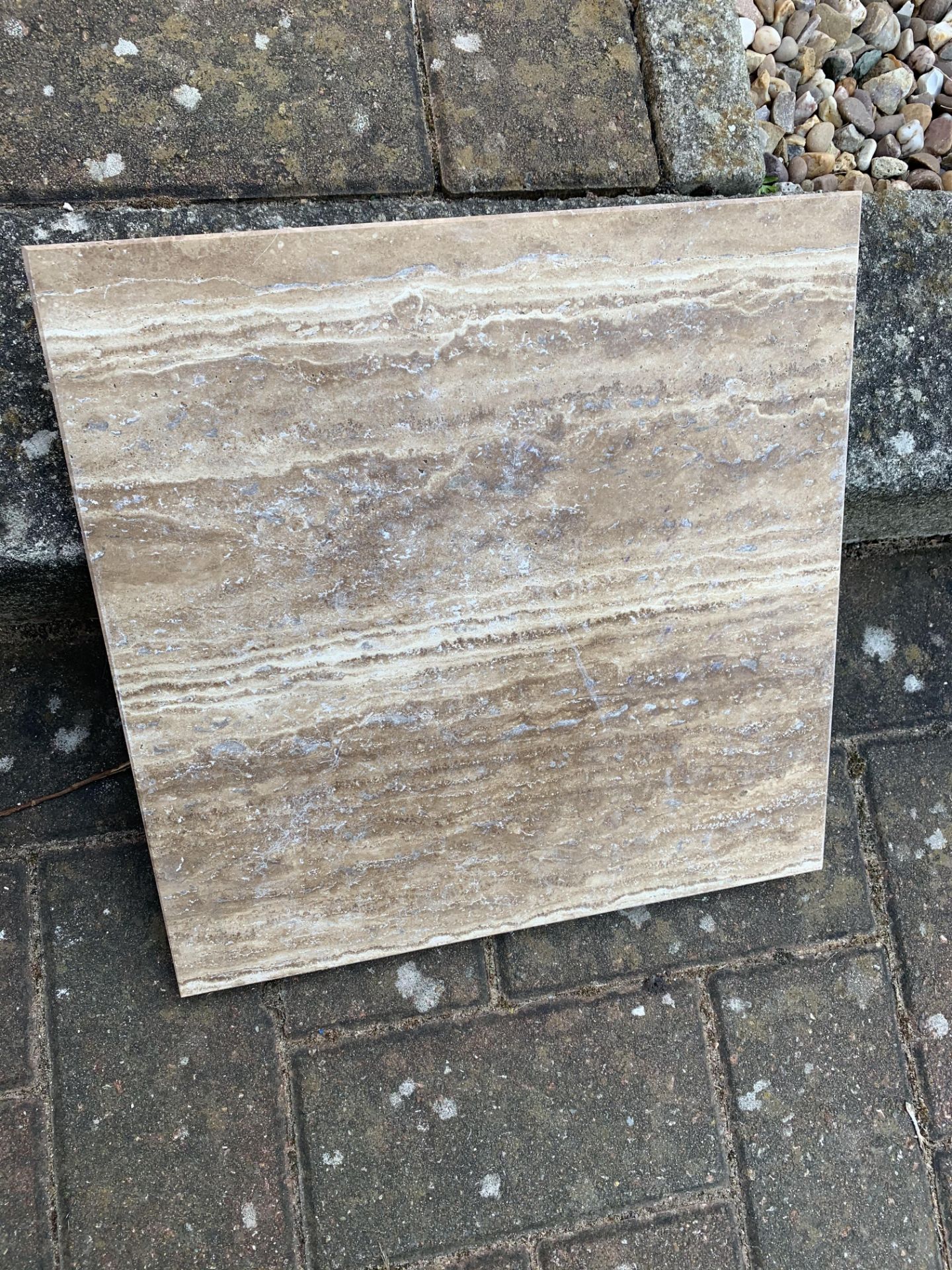 Noce Vein Cut Travertine Tiles - 305 x 610mm