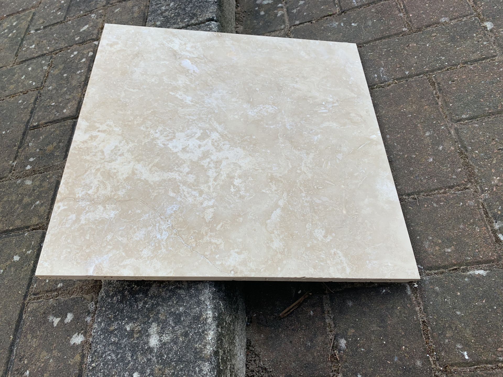 Travertine Eco Honed & Filled Tiles - 406 x 406mm