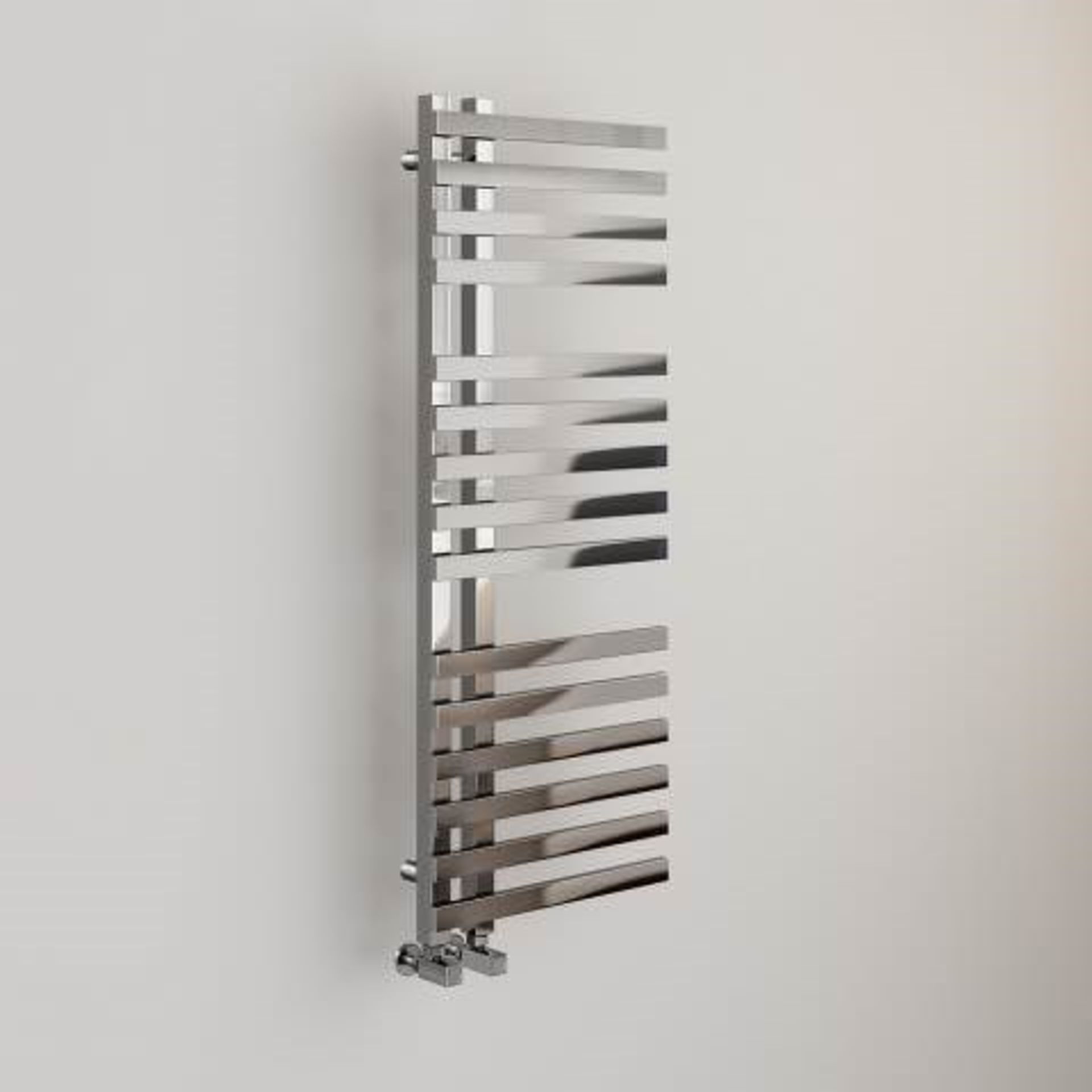 1200x450mm Chrome Designer Towel Radiator -Square Rail RRP £549.99 . RD1200450.We produce our ... - Image 3 of 3