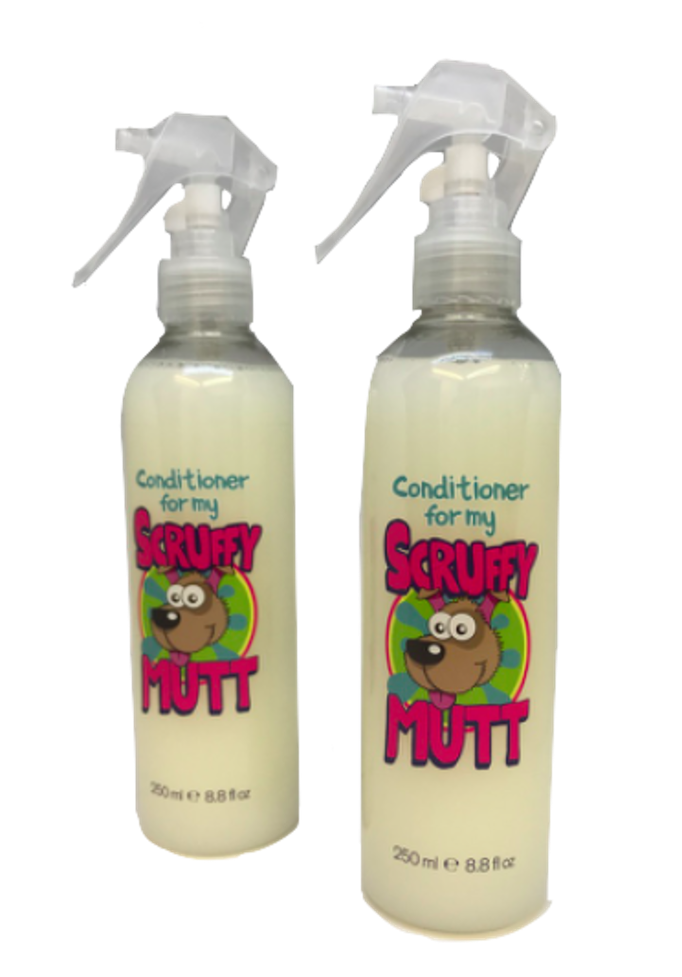 500x Brand New Scruffy Mutt Conditioner - 250ml