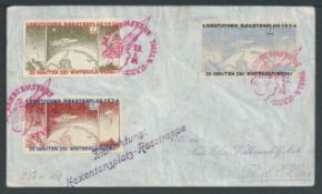 Germany - Airmails 1934 Winter Relief Campaign