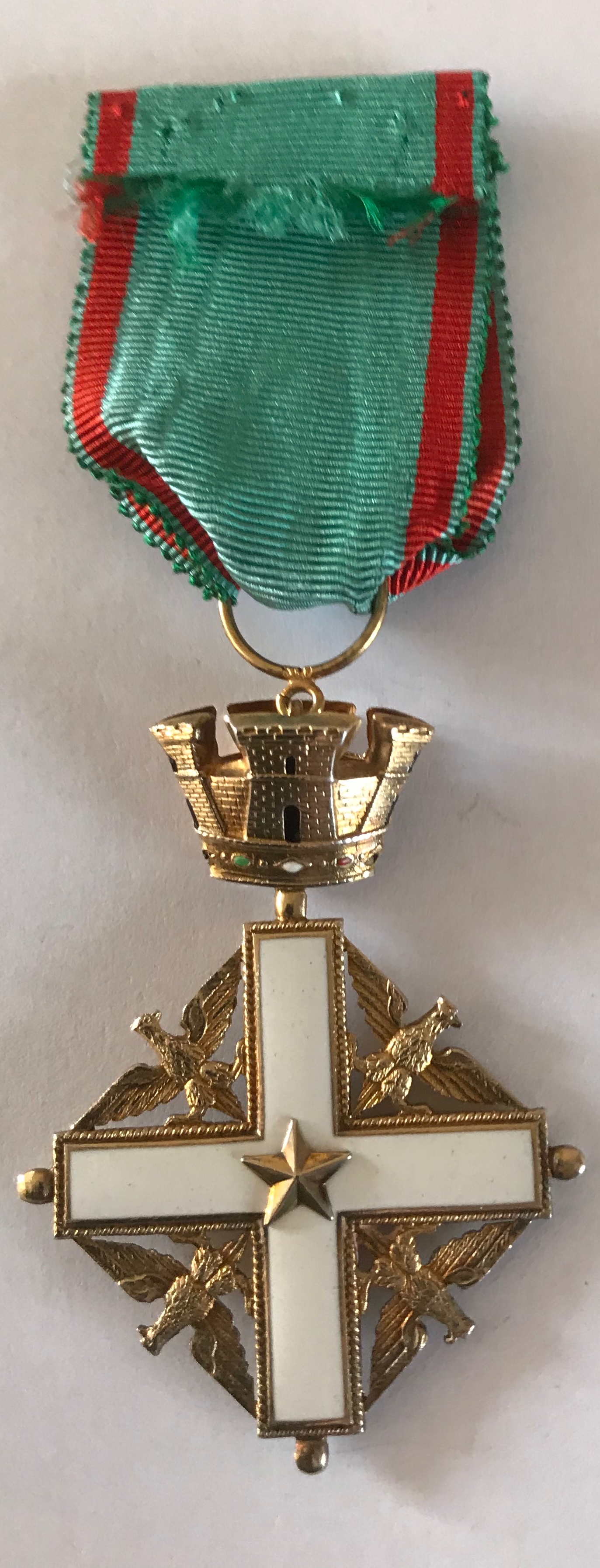 Italy Order Merit Knight's Cross Military Medal 1951 Award Decoration - Image 2 of 2