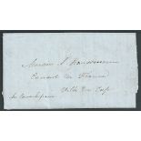 Basutoland / Orange Free State 1859 Entire letter written in French and Afrikaans