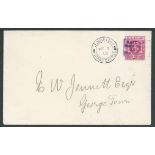 Cayman Islands 1913 Cover to Georgetown franked KEVII 1d cancelled