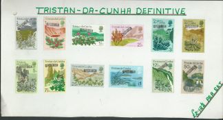 Tristan Da Cunha 1972 Flowering Plants definitive set of 12