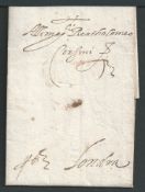 Forwarding Agents/France 1582 Entire letter sent from Paris to London