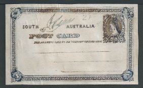 South Australia 1891-96 Competition Essays - 2d Postcard design