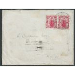 Antarctic 1913 (Feb 12) Cover with "BRITISH ANTARCTIC EXPEDITION / TERRA NOVA R.Y.S."crest print...