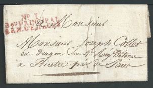 Spain / France 1810 (Aug 25) Entire letter from the Paymaster of the 4th Regt. of Dragoons