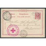 Boer War 1899 (Nov 24) German 10pf postal stationery postcard to Holland