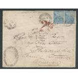 Orange Free State/Cape of Good Hope 1880 Official cover from Bloemfontein to the U.S.A..