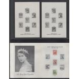 G.B. LUNDY ISLAND 1953. Coronation Royalty publicity sheet, the fine collection in a stockbook in...