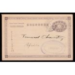 JAPAN 1912 Japanese 4sen postal stationery Post Card from the Tokyo Astronomical Observatory spars