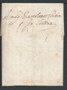 Germany - Corsini 1586 Letter dated 6th June from Marteo Scarperia