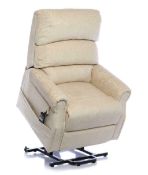 Brand New Boxed Augusta Dual Motor Rise/Reclining Electric Chair In Beige Fabric
