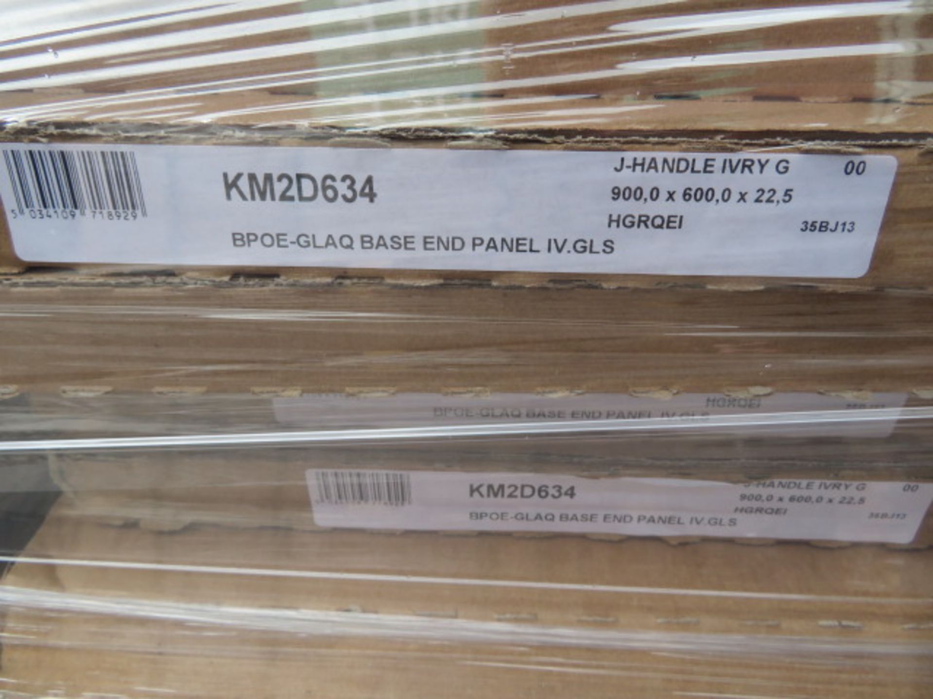 (WG9) Pallet To Contain 62 Items Of New Kitchen Stock. To Include: IVORY GLOSS BASS/WALL FACIA... - Image 4 of 4