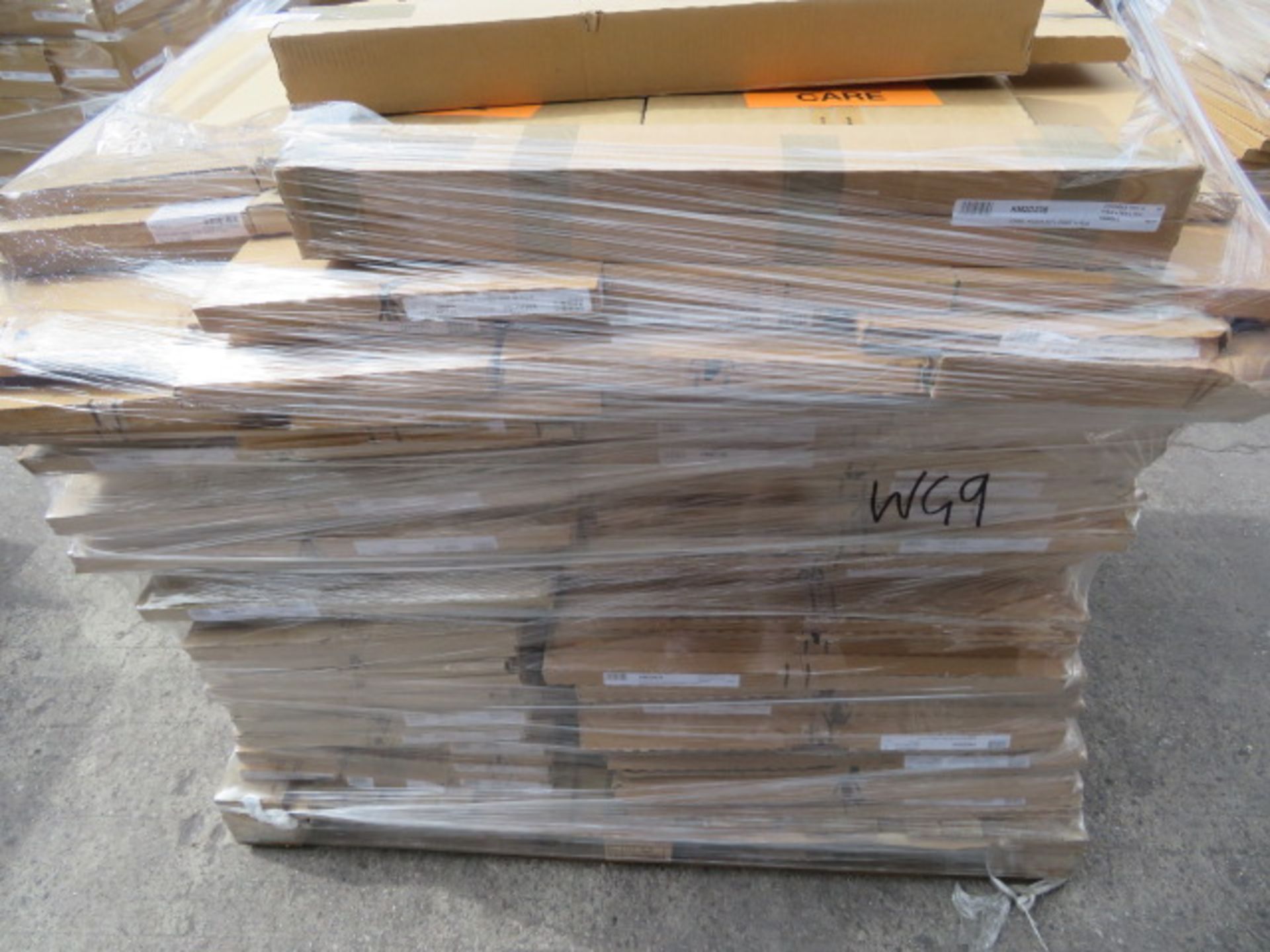 (WG9) Pallet To Contain 62 Items Of New Kitchen Stock. To Include: IVORY GLOSS BASS/WALL FACIA...