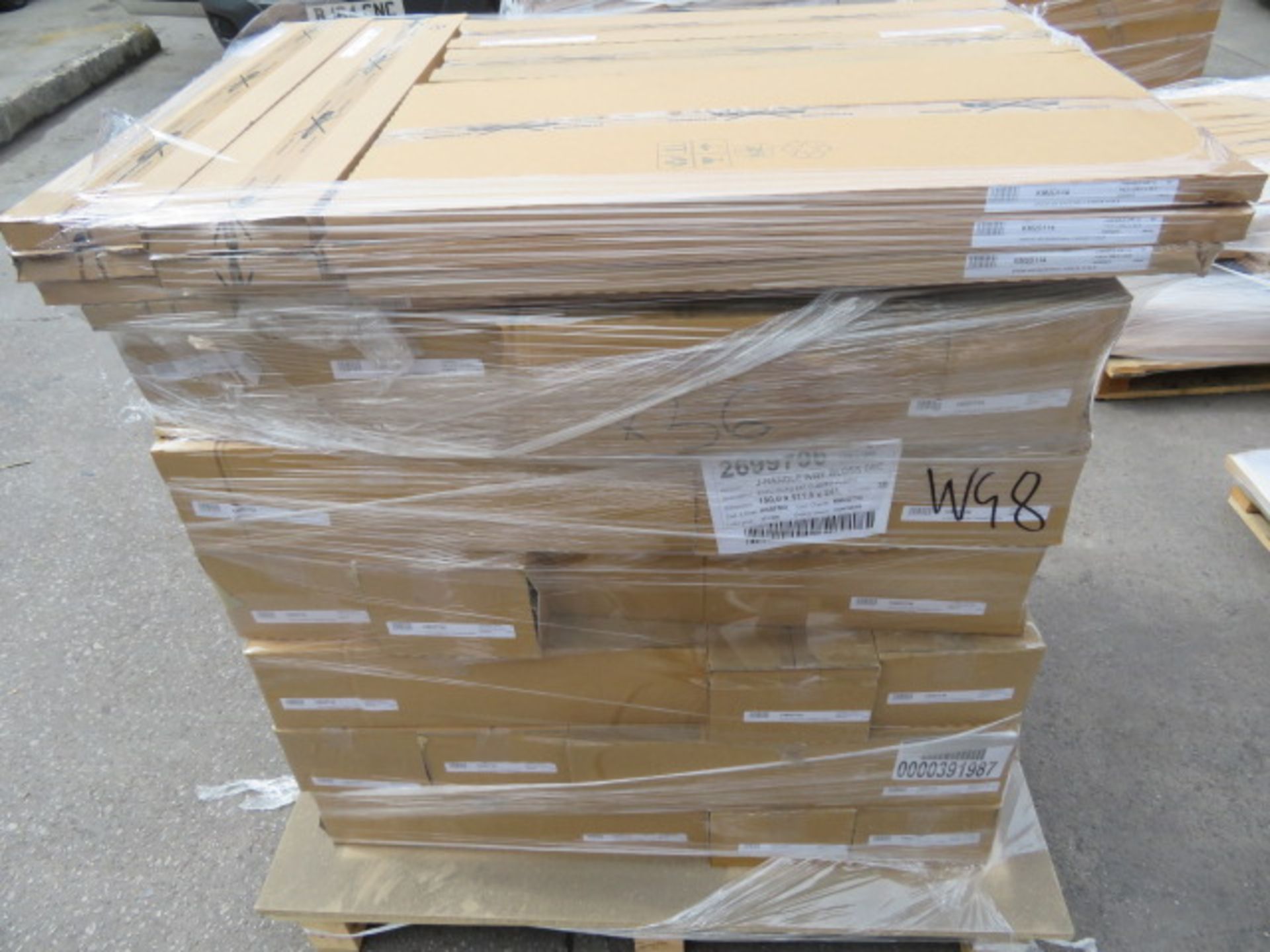 (WG8) Pallet To Contain 50 Items Of New Kitchen Stock. To Include: IVORY GLOSS Etc. Huge Profi...