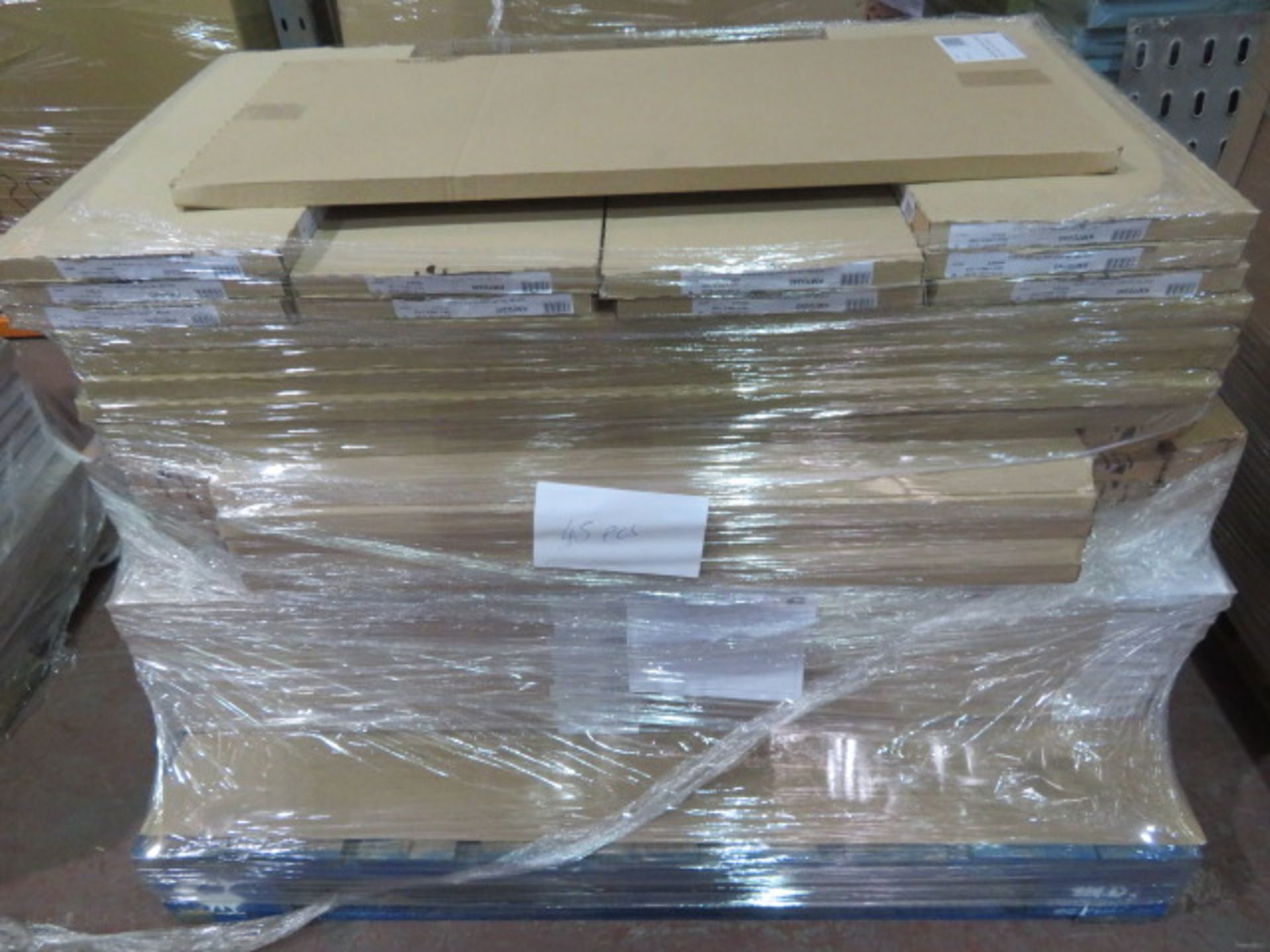 (WG19) Pallet To Contain 45 Items Of New Kitchen Stock. To Include: IVORY GLOSS FACIAS/DOORS E...