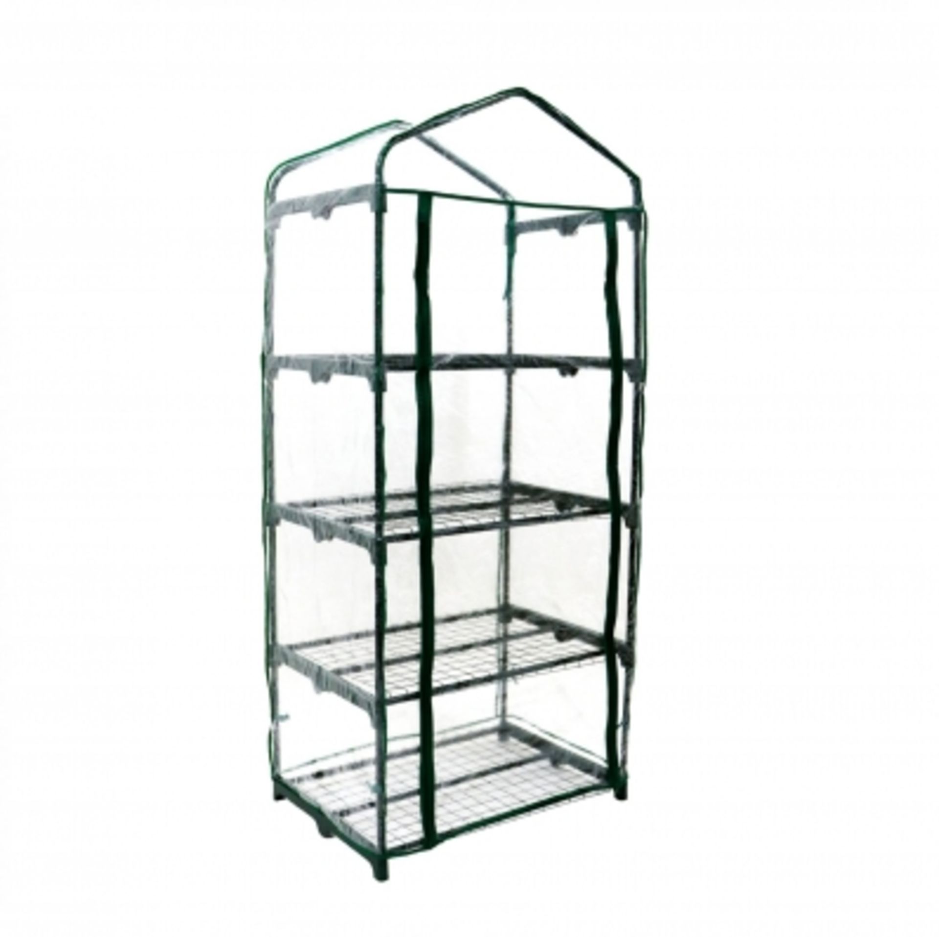 (SK25) 4-Tier Mini Greenhouse Our 4-tier Grow House provides plenty of shelf area and p...