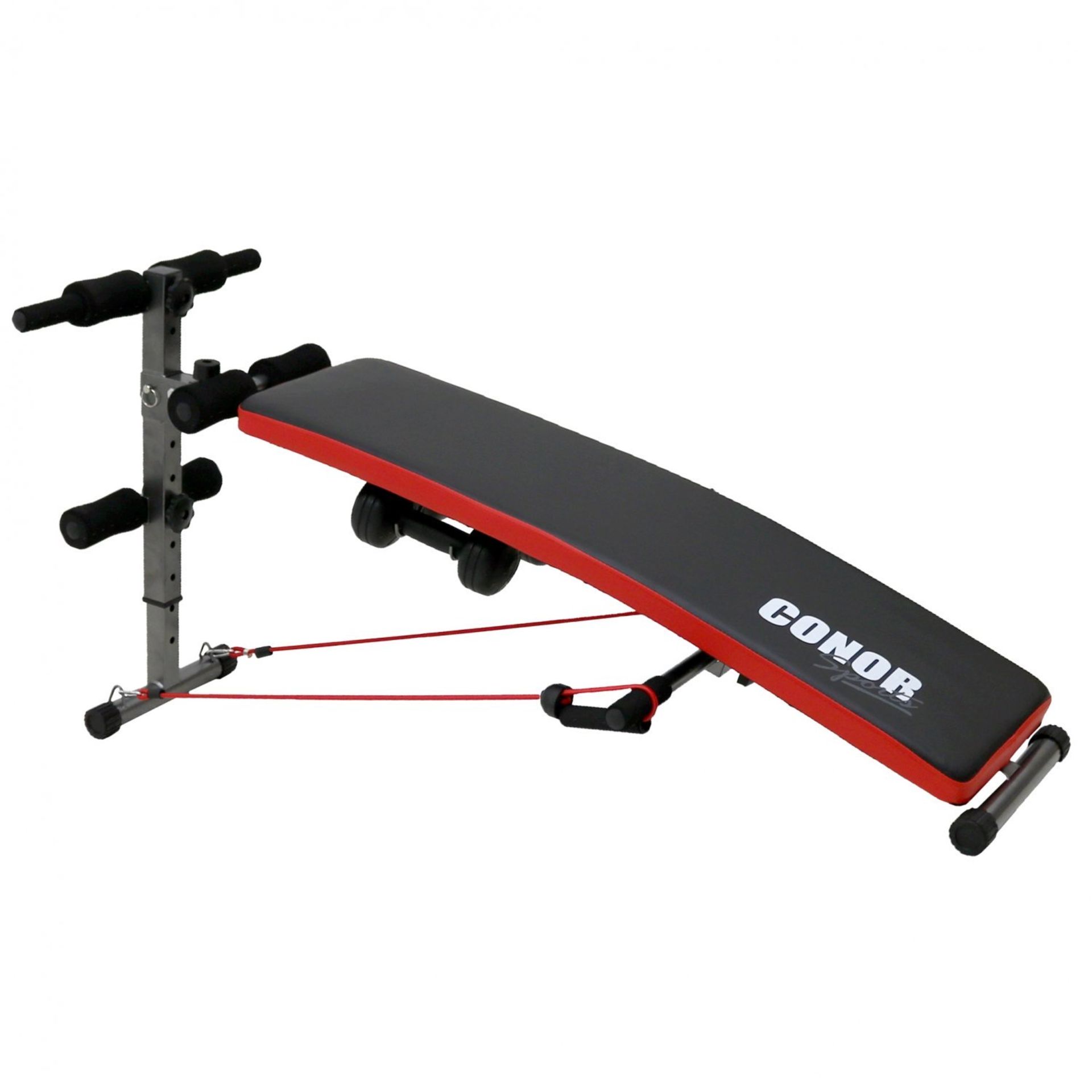 (SK39) Conor Sports Heavy Duty Sit-Up Bench WIth Power Ropes And Dumbbells The Conor Sp...