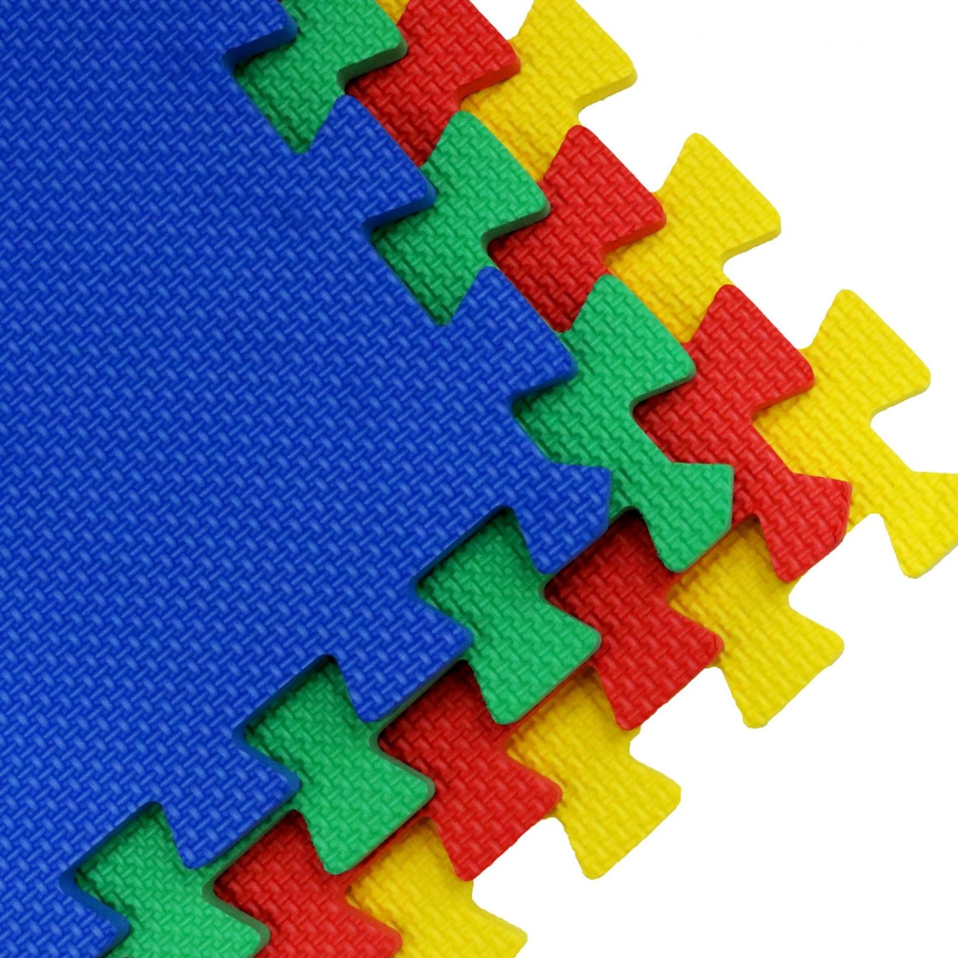 (SK5) 64 SQ FT Interlocking EVA Soft Foam Exercise Floor Play Mats The interlocking floor ma... - Image 2 of 2