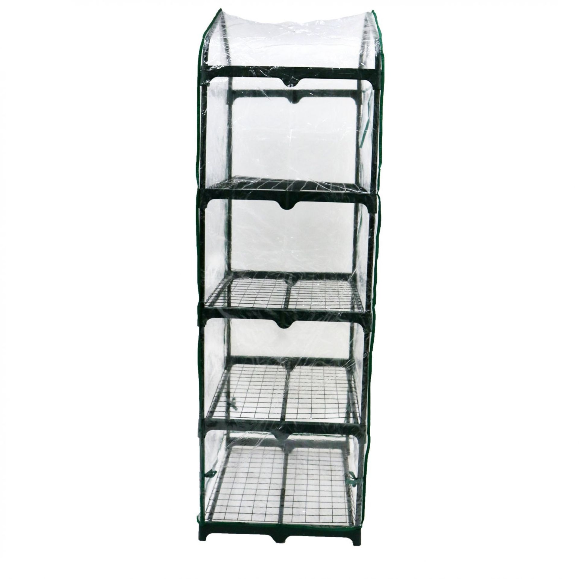 (SK25) 4-Tier Mini Greenhouse Our 4-tier Grow House provides plenty of shelf area and p... - Image 2 of 2