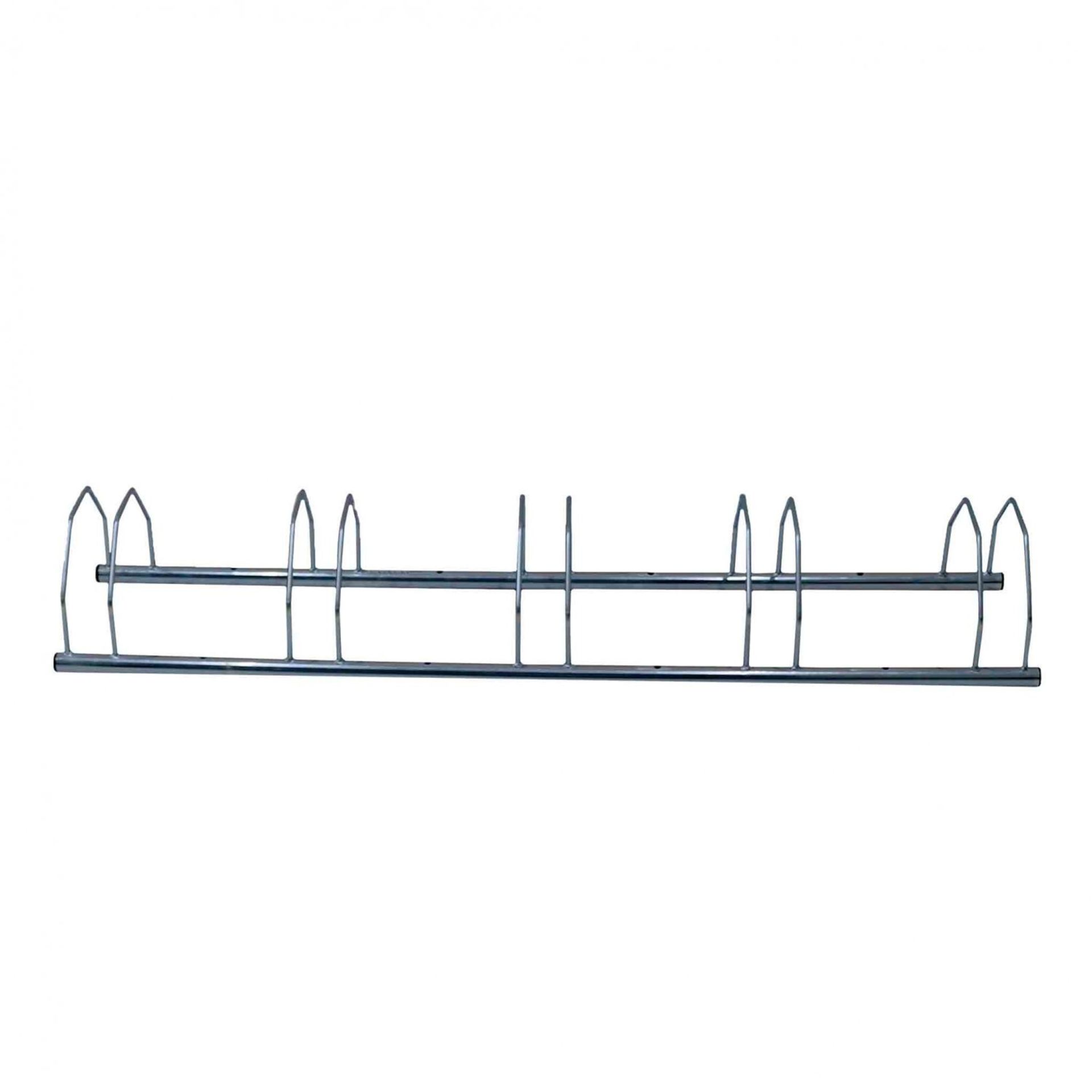 (SK40) 5 Five Slot Metal Bike Stand Bicycle Storage Rack Make storing your bikes easy with t... - Image 2 of 2