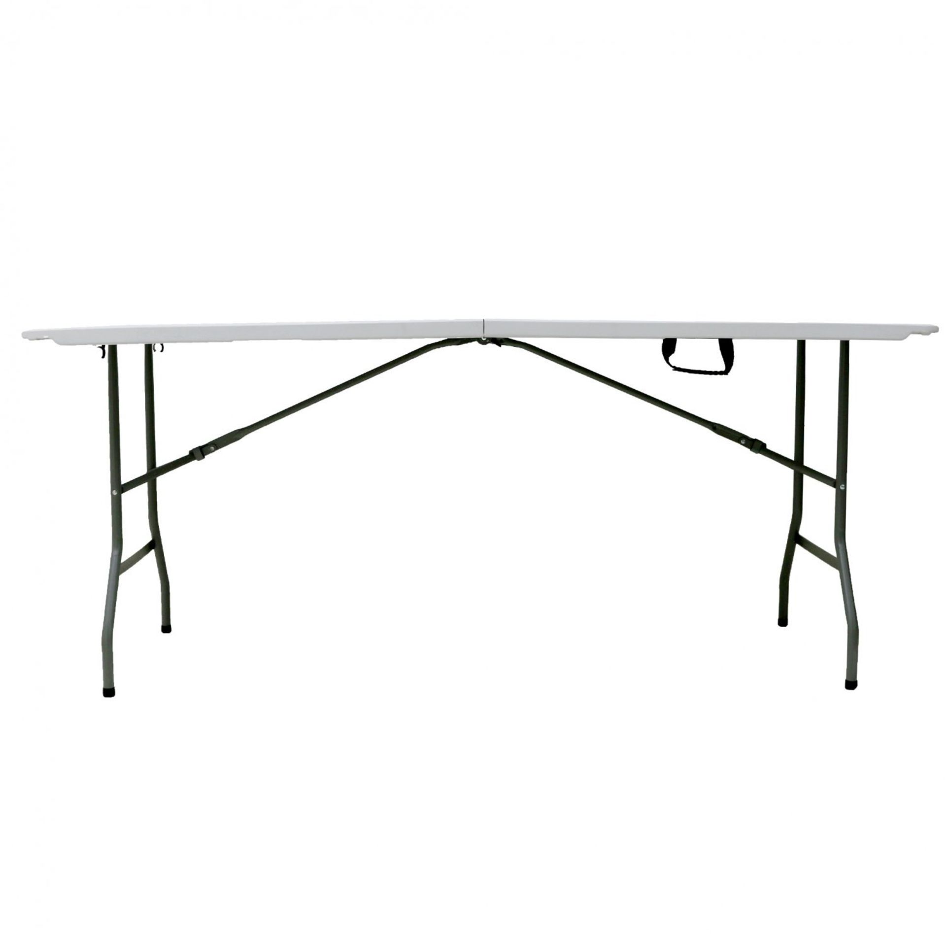 (SK10) 6ft 1.8m Folding Heavy Duty Catering Outdoor Trestle Party Garden Table The folding t... - Image 2 of 2